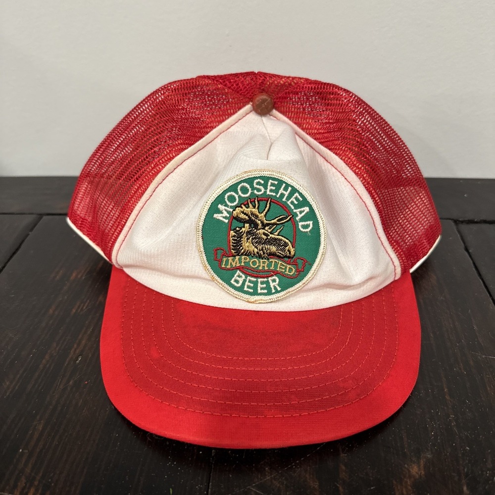 Vintage Moosehead Beer‎ Snapback Trucker Hat preowned